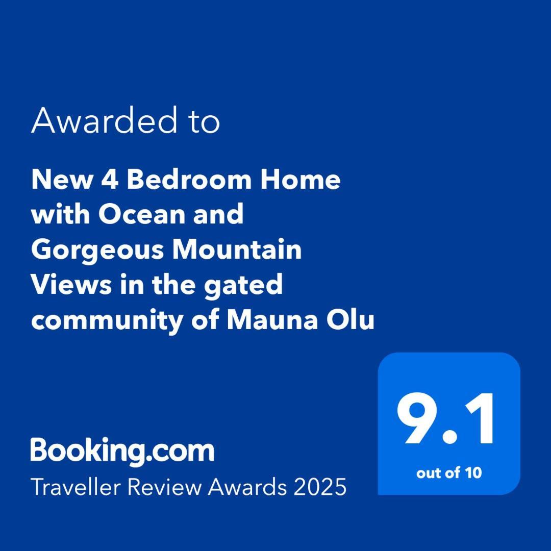 New 4 Bedroom Home With Ocean And Gorgeous Mountain Views In The Gated Community Of Mauna Olu Waianae Exterior foto